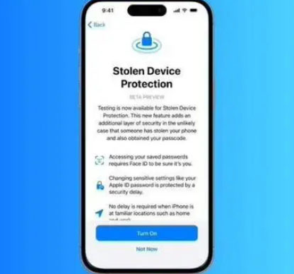 格尔木苹果授权维修店分享被盗设备保护功能开启方法 